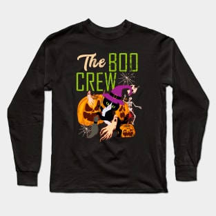 The Boo Crew Halloween Long Sleeve T-Shirt